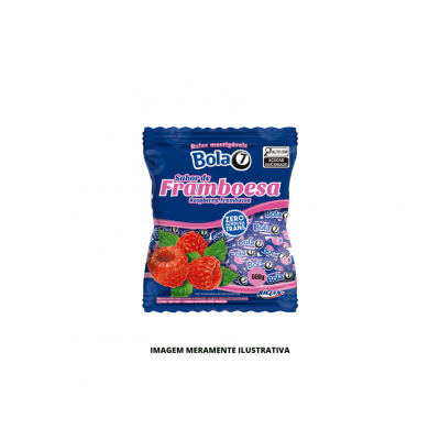 BALA MASTIGAVEL BOLA7 FRAMBOESA RICLAN 600G